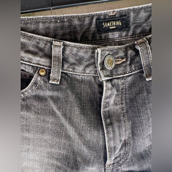 Edwin Something-Cut Off Jean Shorts-Size 28 - Picture 5 of 11